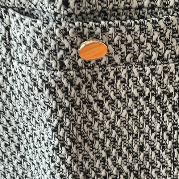 Eloquii Tweed Collarless Classic Coat 22 - Picture 4 of 8